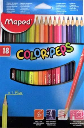 Pastelky MAPED Color Peps 18 barev