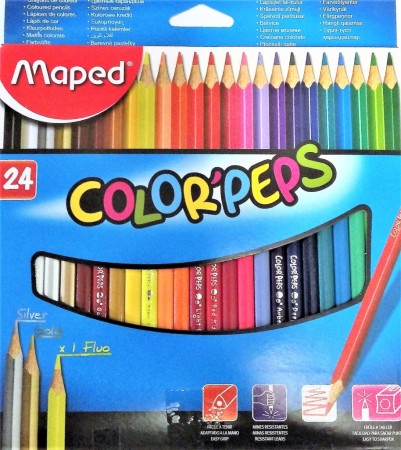 Pastelky MAPED Color Peps 24 barev