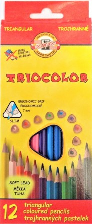 Pastelky TRIOCOLOR Koh-i-noor 12 barev