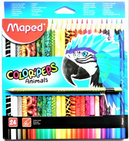 Pastelky MAPED Animals a Monster 24 barev