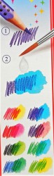 Pastelky FABER-CASTELL 8 barev GRIP Colour Magic, fotografie 1/1