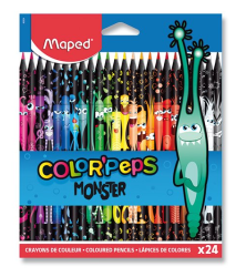 Pastelky MAPED Animals a Monster 24 barev, fotografie 1/2