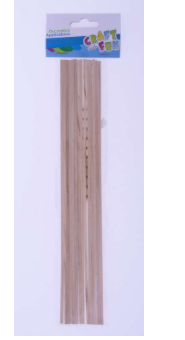 Dřevěné tyčinky 3mm/30cm  14ks