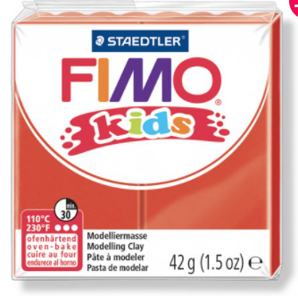 FIMO hmota KIDS 42g červená