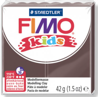FIMO hmota KIDS 42g hnědá