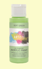 ARTISTE akrylová barva 59ml SOFT GREEEN