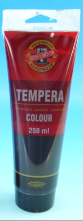 barva temperová 250ml černá