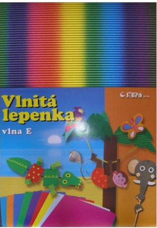 Lepenka ROVNÁ DUHA MIX 10 barev /260g /34x24,5cm