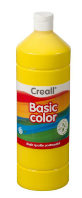Creall temperová barva, 1000 ml, základní žlutá
