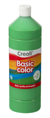Creall temperová barva, 1000 ml, zelená