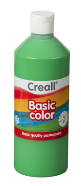 Creall temperová barva, 500 ml, zelená