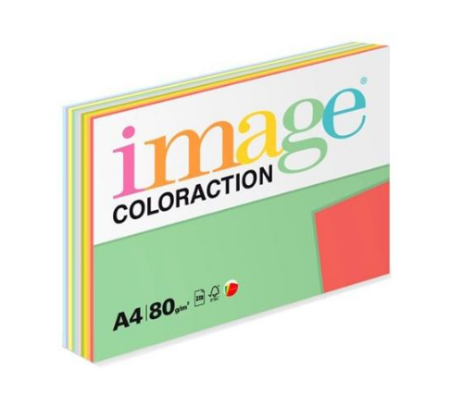 Barevný papír Coloraction A4 250ls 80g TOP MIX
