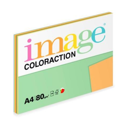 Barevný papír Coloraction A4 100ls 80g INTENZIV MIX