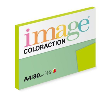 Coloraction JAVA středně zelená A4 80g 100ls