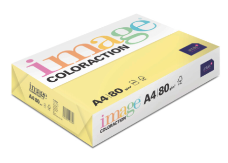 Coloraction FLORIDA citrónově žlutá A4 80g 500ls