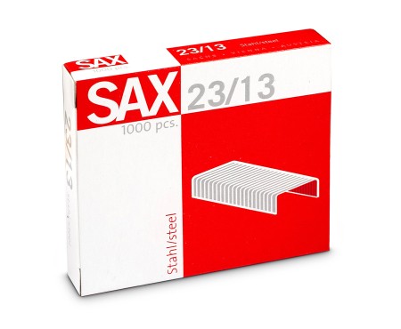 Sešívací spony SAX, BOXER-Q 23/13 1000ks