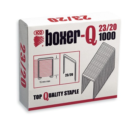 Sešívací spony NOVUS, BOXER-Q 23/20, 1000 ks
