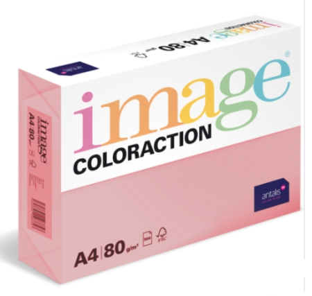 Coloraction CORAL starorůžová A4 80g 100ls