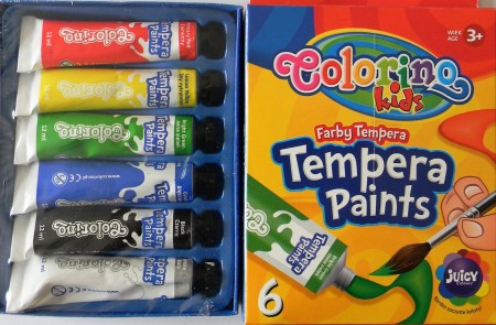 Temperové barvy COLORINO Kids 6 x 12ml