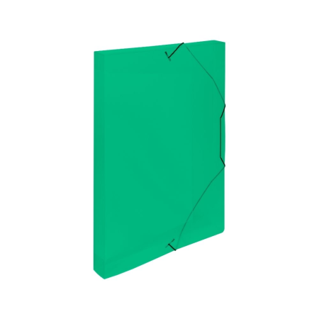 Krabice PP s gumou A4 Lines - zelená
