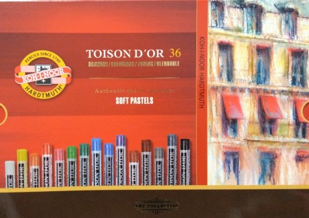 TOISON DˇOR suché křídy 8515 Koh-i-noor 36 barev