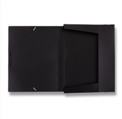 Krabice PP s gumou A4 Classic - černá, fotografie 1/3
