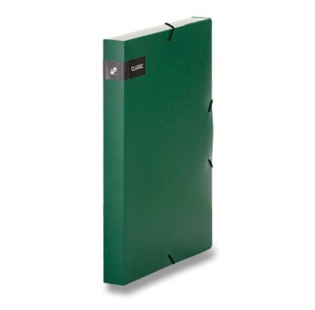 Krabice PP s gumou A4 Classic - zelená
