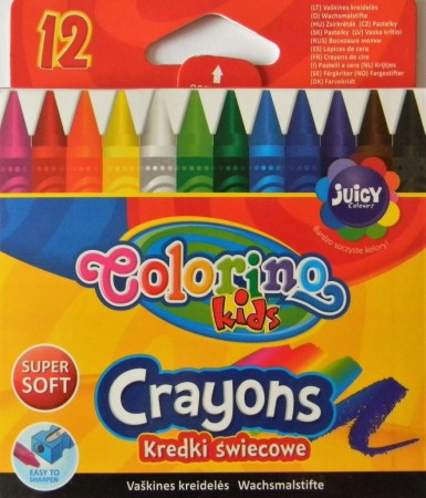 Voskovky COLORINO Kids 12 barev