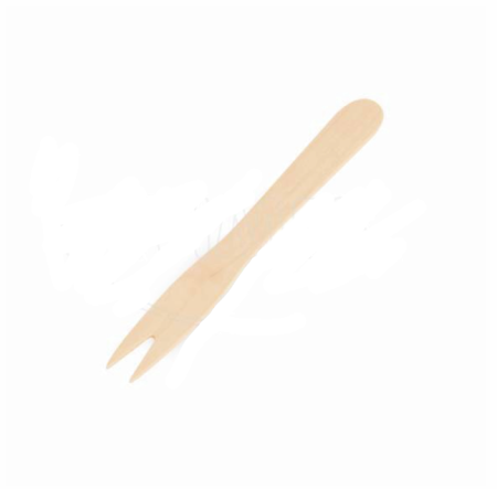 Vidlička na hranolky dřevěná 8,5cm 1000ks