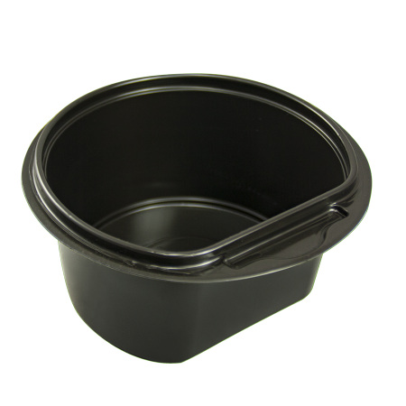 Plastová miska (PP) na polévku 500 ml kulatá černá Ø145 mm 50ks