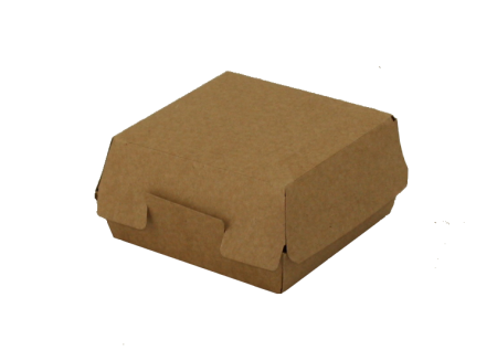 Hamburger box / krabička EKO na hamburger 140x140x70 mm kraft 50ks
