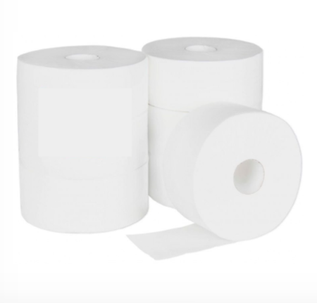 Toaletní papír JUMBO 230 2-vrstvý bílý celuloza 6ks