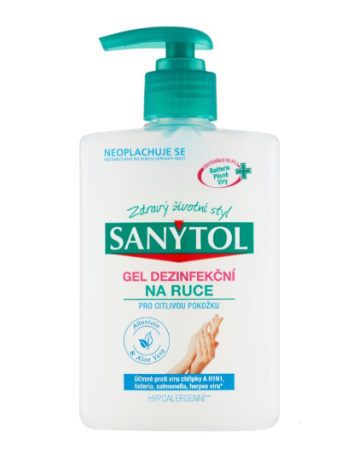 SANYTOL dezinfekční gel 250ml