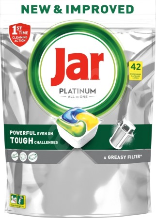 Jar tablety do myčky Platinum All in One 42 ks