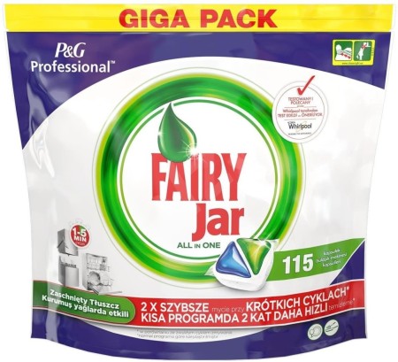Jar (Fairy) Professional tablety do myčky All-In-One 115 ks