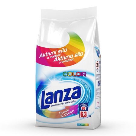 LANZA prací prášek Fresh&Clean Color 90 PD 6,3 kg