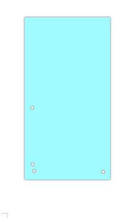 Rozdružovač Ekonomik 10,5x24 cm - modrý (100 ks)