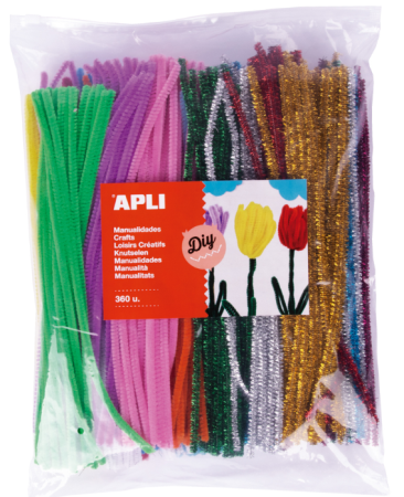 A18153 APLI modelovací drátky, Jumbo pack, 30 cm, mix barev